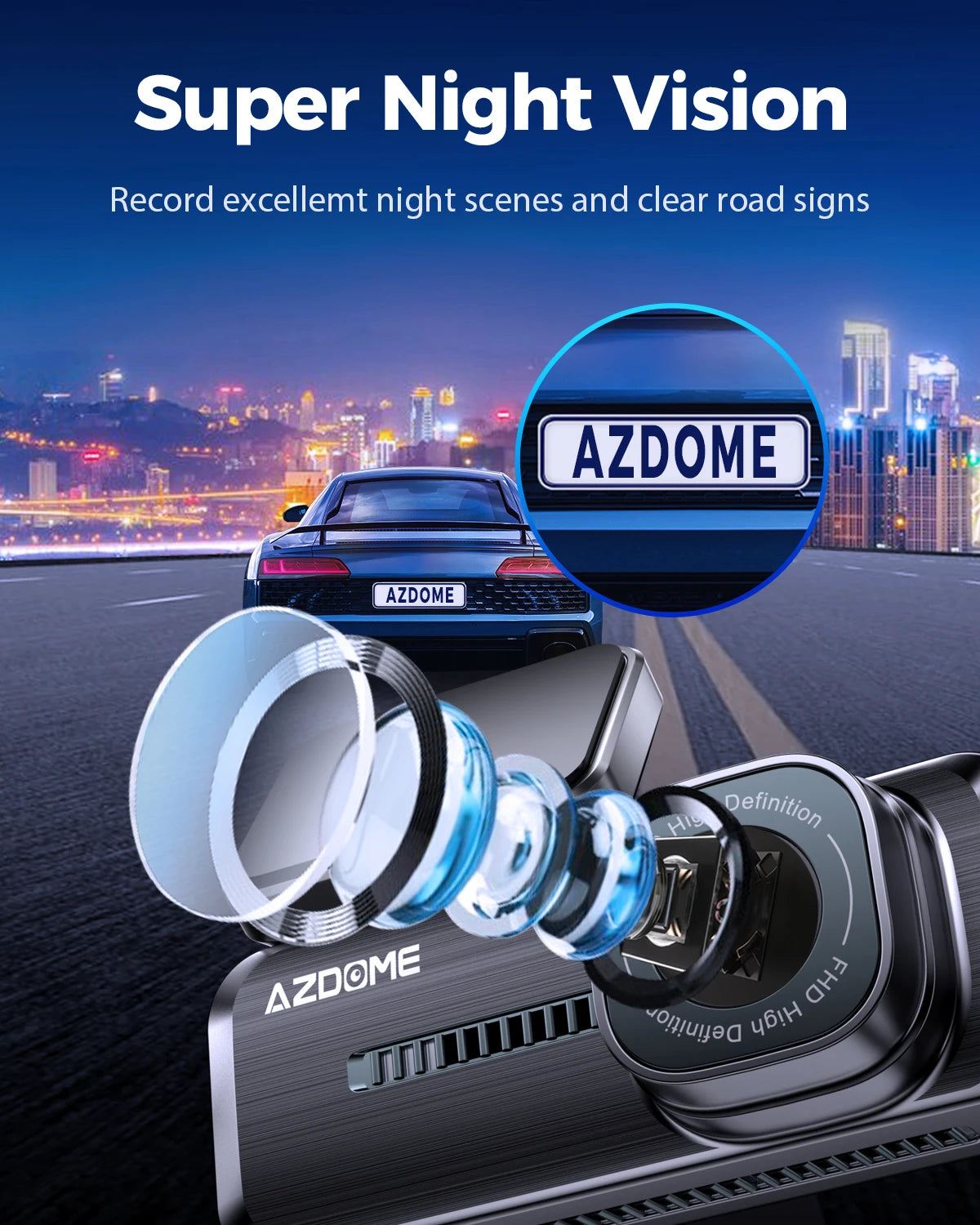 M200 Dash Cam English Voice Control 2K Car DVR Wifi Camera for Vehicle Night Vision G-Sensor 24H Parking Monitor