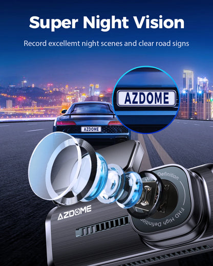 M200 Dash Cam English Voice Control 2K Car DVR Wifi Camera for Vehicle Night Vision G-Sensor 24H Parking Monitor