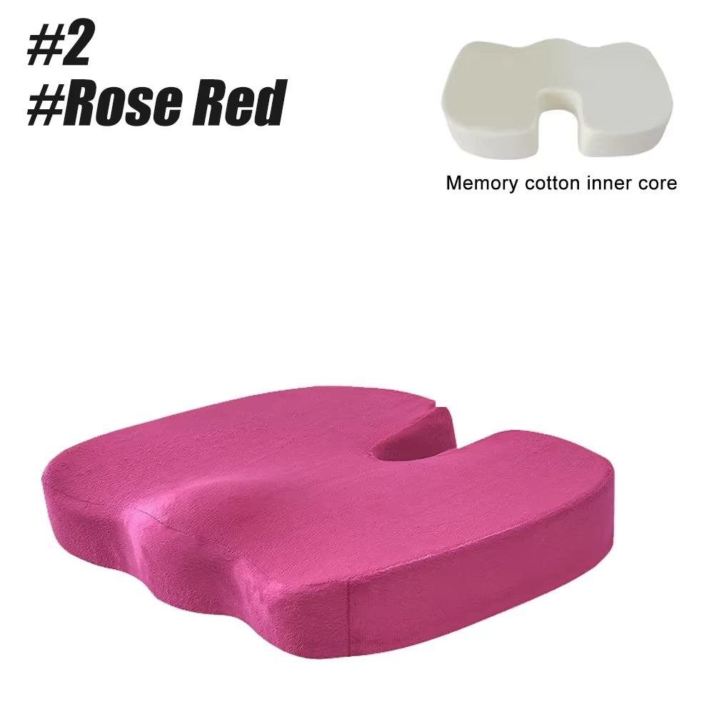 Seat Cushion Office Chair Cushions Coccyx Orthopedic Memory Foam U Seat Massage Chair Cushion Pad Car Massage Cushion
