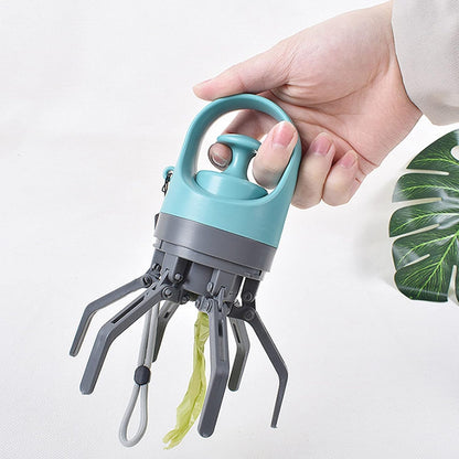 Dog Claw Poop Scooper, Lightweight Portable Poop Scooper with Bag Dispenser Dog Waste Picker Retractable Hanging Strap Pet Waste Scooper for Outdoor Walking