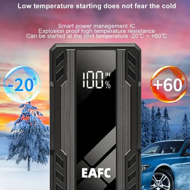 1000A Car Jump Starter Power Bank 12000Mah 12V Portable Charger Starting Device Emergency Car Booster Battery Starter Booster