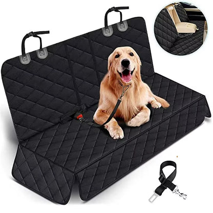 Carrier for Outing Dogs Car Dog Seat Cover for Back Seat Waterproof Auto Rear Pet Seat Protector Mat Nonslip Universal Safety