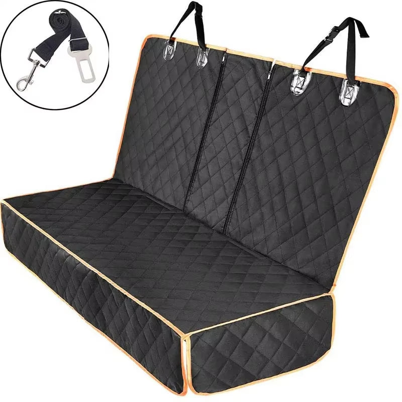 Carrier for Outing Dogs Car Dog Seat Cover for Back Seat Waterproof Auto Rear Pet Seat Protector Mat Nonslip Universal Safety