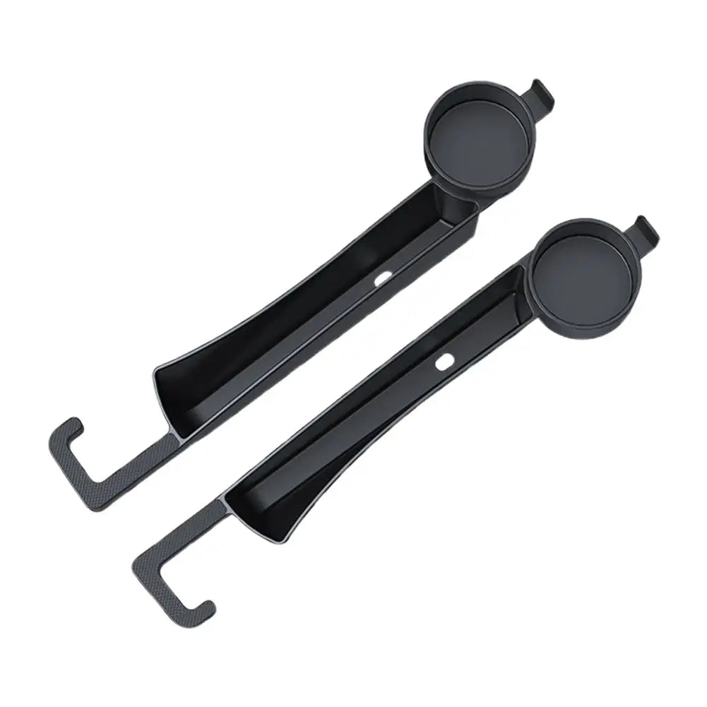 Car Seat Organizer 4 in 1 Multifunctional Gap Filler Organizer Storage Box with Cup Holder Hook Auto Gap Filler Strip Belt