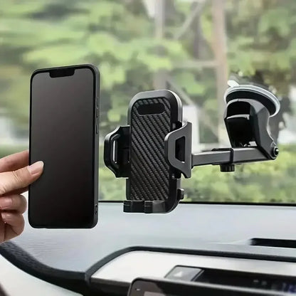 Car Phone Holder Sucker Mount Stand Suction Cup Support in Car for Iphone15 Xiaomi Huawei Samsung Mobilephone Air Vent Bracket