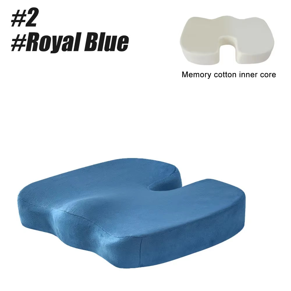 Seat Cushion Office Chair Cushions Coccyx Orthopedic Memory Foam U Seat Massage Chair Cushion Pad Car Massage Cushion