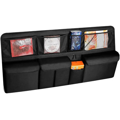 Large Capacity Car Backseat Organizer Trunk Back Seat Organizer Multiple Pocket Organizer Waterproof Storage Trucks Assessorises
