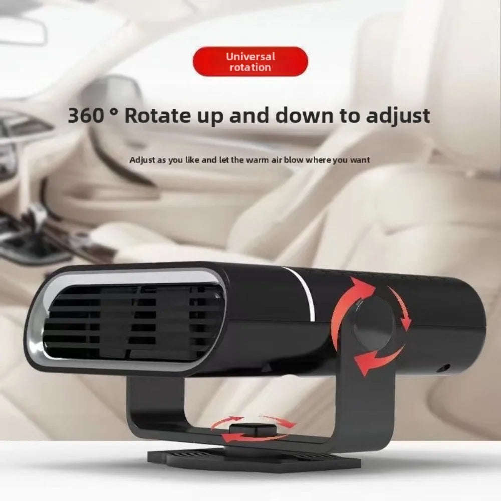 12V 24V Universal Car Heater Mini Defroster Defogger Winter Windshield Heater for Truck Windshield Heating Warming