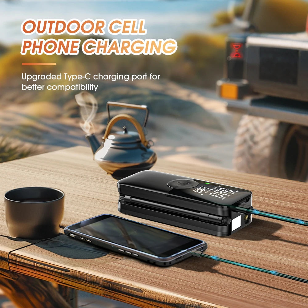 RoadReady Portable Tire Inflator (Cordless, Digital, 150 PSI)