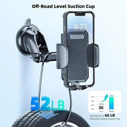 Car Phone Holder Sucker Mount Stand Suction Cup Support in Car for Iphone15 Xiaomi Huawei Samsung Mobilephone Air Vent Bracket