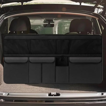 Large Capacity Car Backseat Organizer Trunk Back Seat Organizer Multiple Pocket Organizer Waterproof Storage Trucks Assessorises