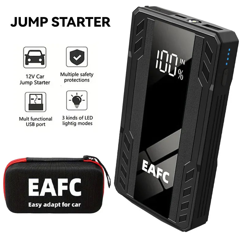 1000A Car Jump Starter Power Bank 12000Mah 12V Portable Charger Starting Device Emergency Car Booster Battery Starter Booster