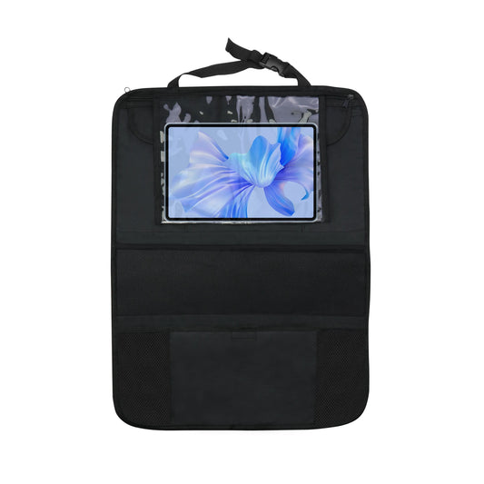 Car Back Multi Pocket Storage Bag with Tablet Holder Protector for Kids Car Seat Organizer Multifunctional Oxford Bag