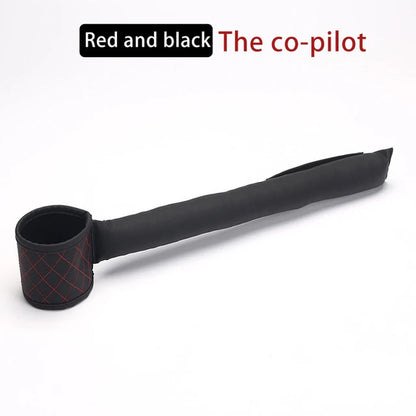 Leather Car Seat Gap Filler Pockets Organizer Multifuntion Car Seats Leak Stop Pad Soft Padding Phone Cards Holder Storage Box